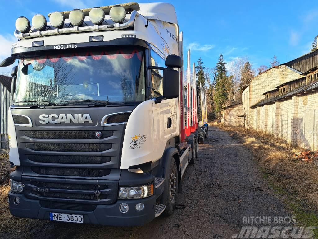 Scania R 580 Camiões de transporte de troncos