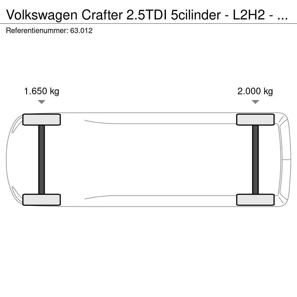 Volkswagen Crafter 2.5TDI 5cilinder - L2H2 - Klima+Cruise - 6 Caixa fechada