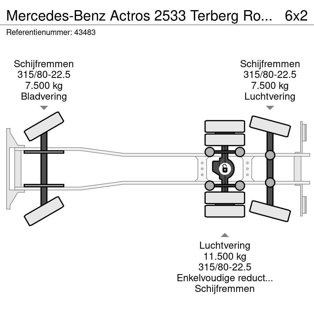 Mercedes-Benz Actros 2533 Terberg RosRoca 23m³ Camiões de lixo