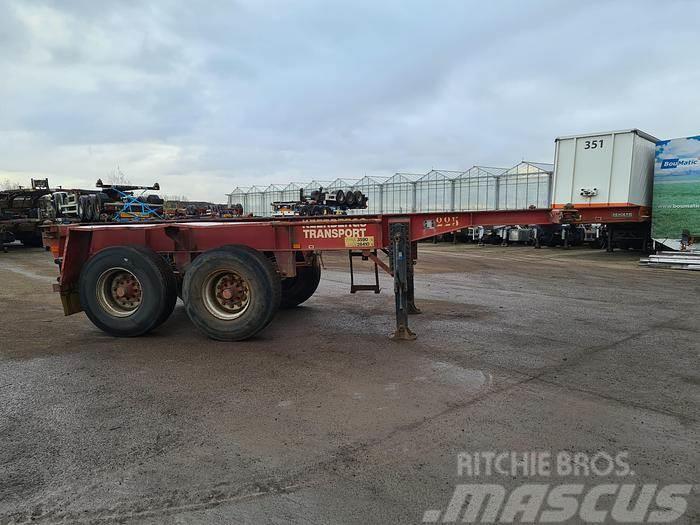 Renders 2 AXLE 20 FT CONTAINER CHASSIS BPW DRUM Semi Reboques Porta Contentores