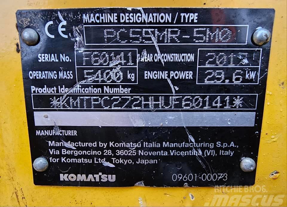 Komatsu PC55 MR-5M0 Mini Escavadoras <7t