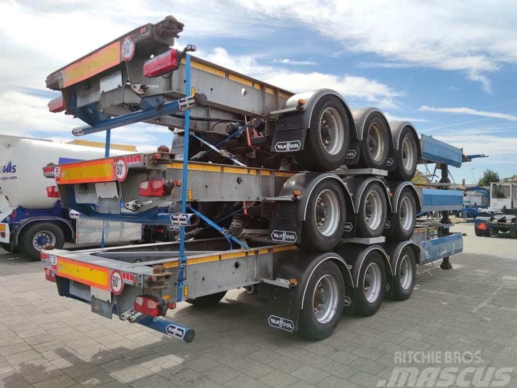 Van Hool A3C002 3 Axle ContainerChassis 40/45FT - Galvinise Semi Reboques Porta Contentores