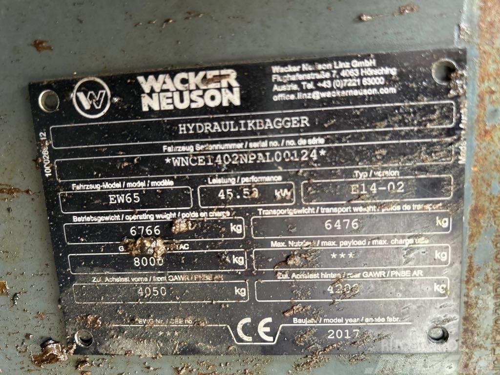 Wacker Neuson EW65 Escavadoras de rodas