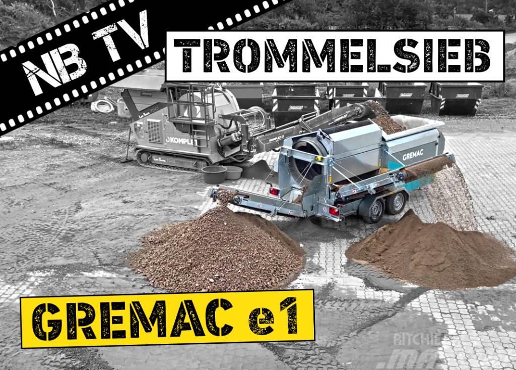 Gremac e1 Trommelsiebanlage - Radmobil Crivos móveis