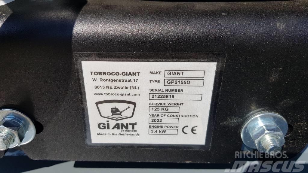 GiANT trilplaat GP2155D Compactadores para terra