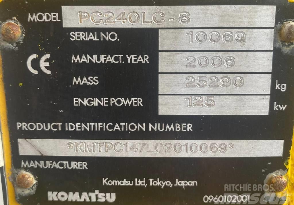 Komatsu PC 240 LC-8 Escavadoras de rastos