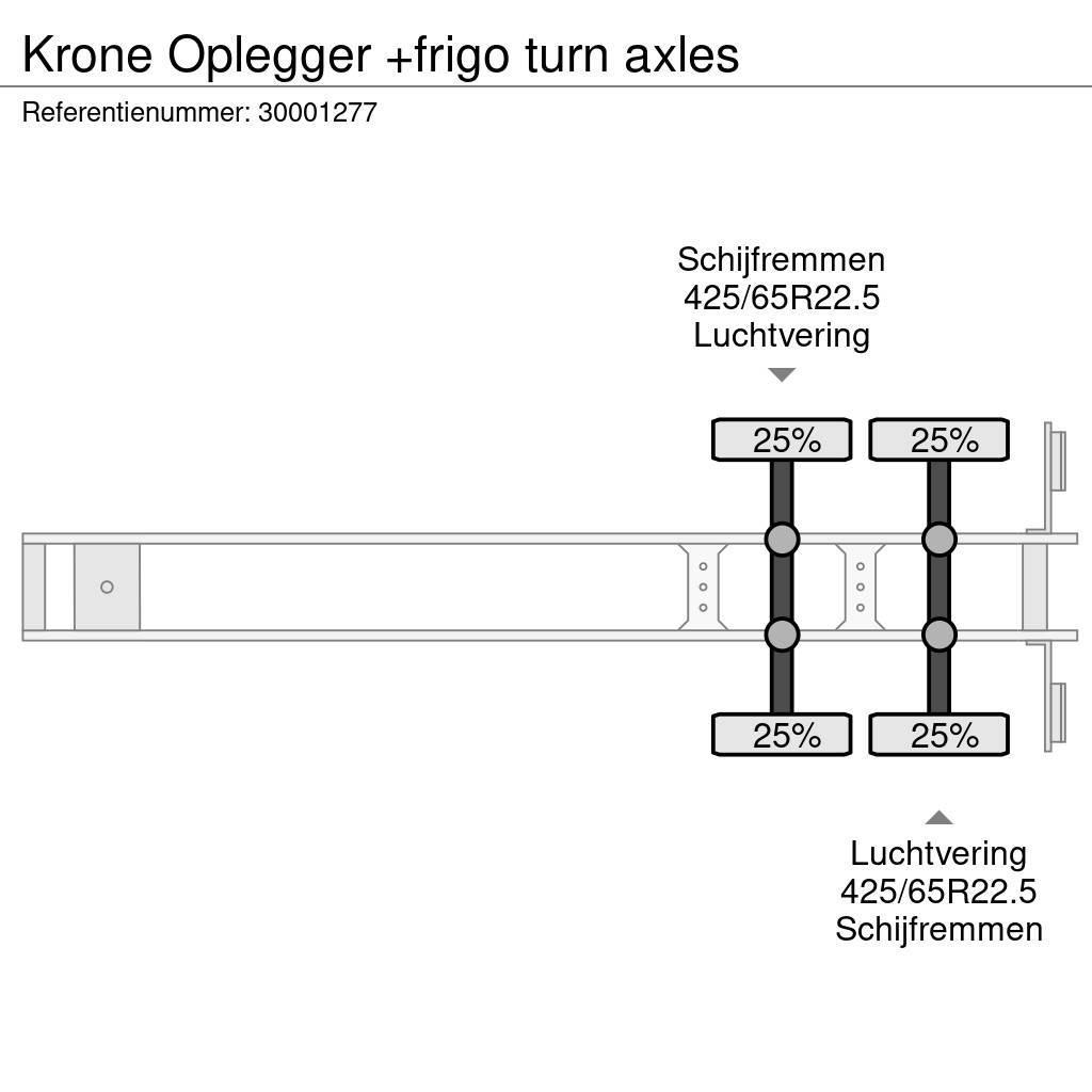Krone Oplegger +frigo turn axles Semi Reboques Isotérmicos