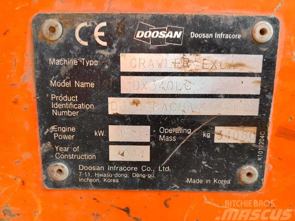 Doosan DX 340 LC Escavadoras de rastos