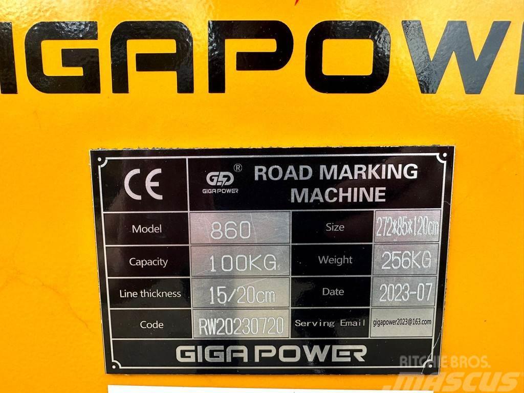 Giga power Road Marking Machine Fresadoras de asfalto