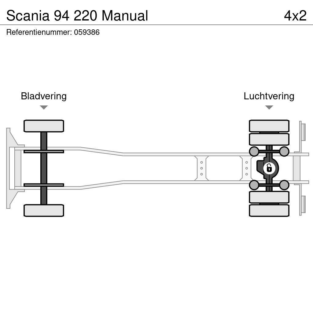 Scania 94 220 Manual Camiões caixa cortinas laterais