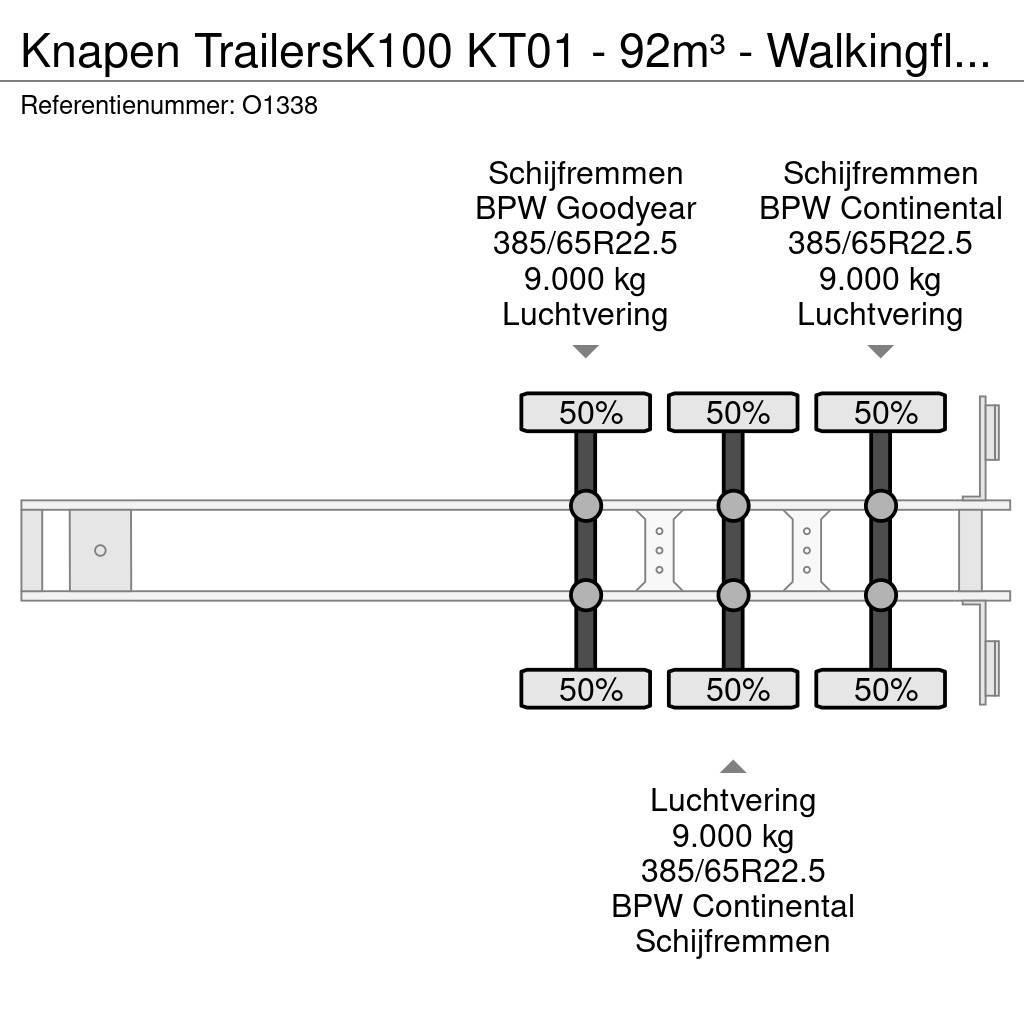 Knapen Trailers K100 KT01 - 92m³ - Walkingfloor - Gegalva Semi-reboques pisos móveis