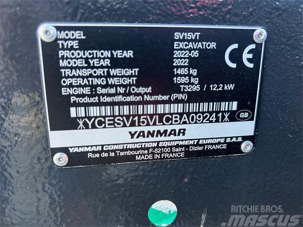 Yanmar SV15VT Escavadoras Midi 7t - 12t