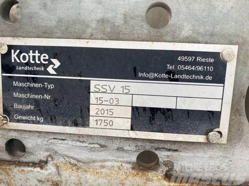Kotte SSV 15 Schleppschuhverteiler Espalhadores de estrume
