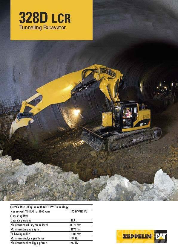 CAT 325 C CR tunnel excavator Escavadoras de rastos