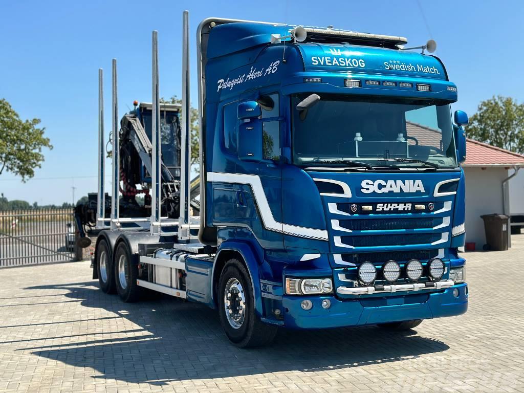 Scania R580 Camiões de transporte de troncos