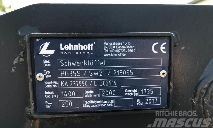 Lehnhoff 200 CM / SW25 - Schwenklöffel Acessórios Retroescavadoras
