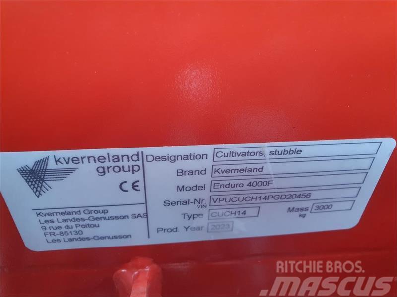 Kverneland Enduro Pro F 4m Foldbar 14 tands. Grades