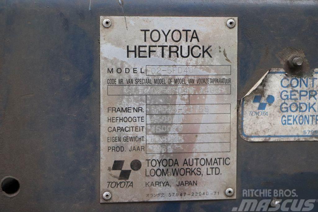 Toyota 02-5FD40 Empilhadores Diesel
