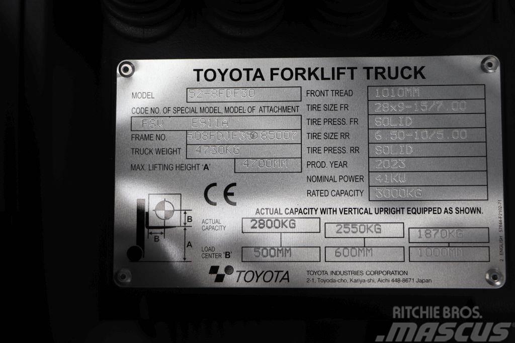 Toyota 52-8FDF30 Empilhadores Diesel