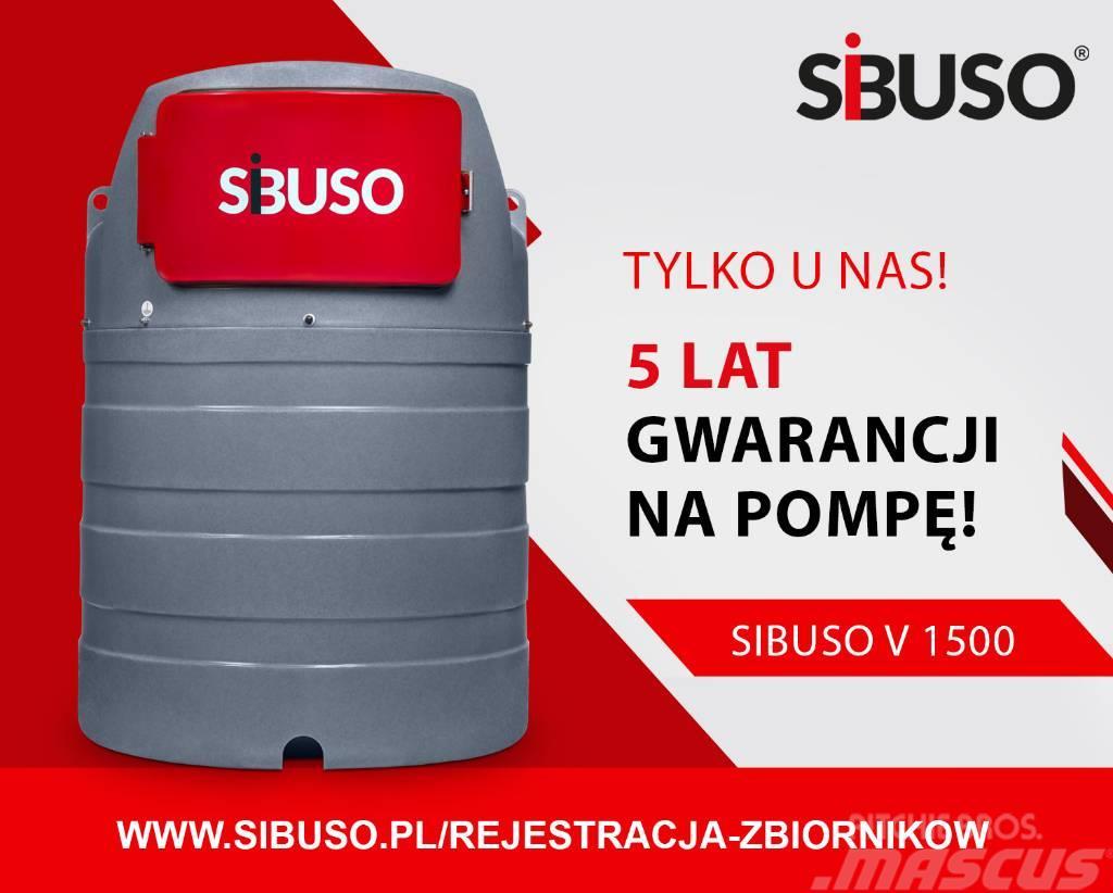 Sibuso 1500L zbiornik dwupłaszczowy Diesel Outros Camiões