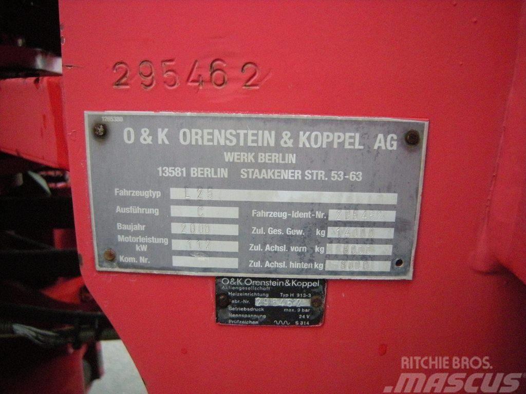 O&K L 25 C Pás carregadoras de rodas