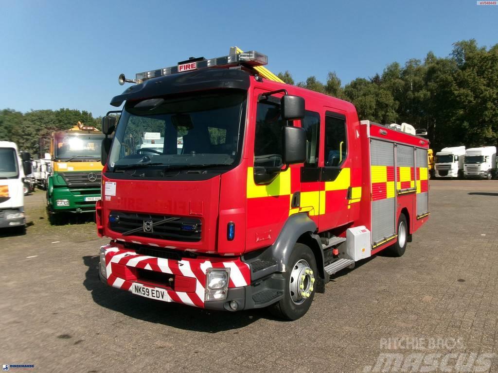 Volvo FL280 4X2 RHD crewcab fire engine + pump & waterta Carros de bombeiros