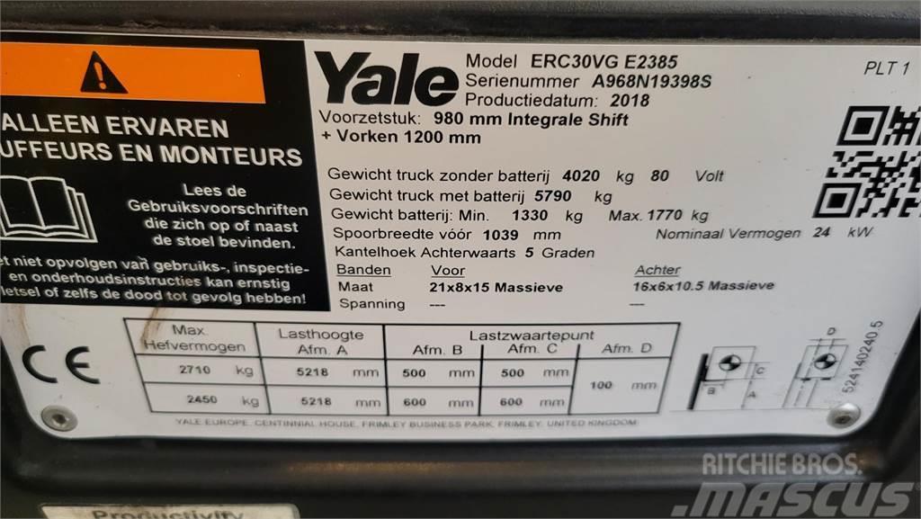 Yale electro 2018 ERC30VG Empilhadores eléctricos