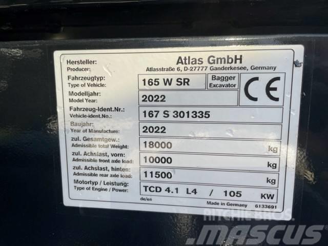 Atlas Hjulgrävare 165 WSR Escavadoras de rodas