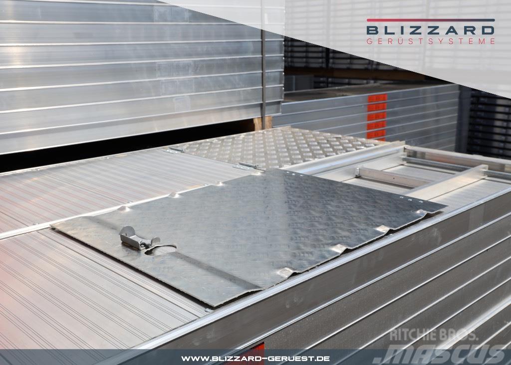 Blizzard S70 245 m² Stahlgerüst neu Vollalubeläge + Durchst Andaimes