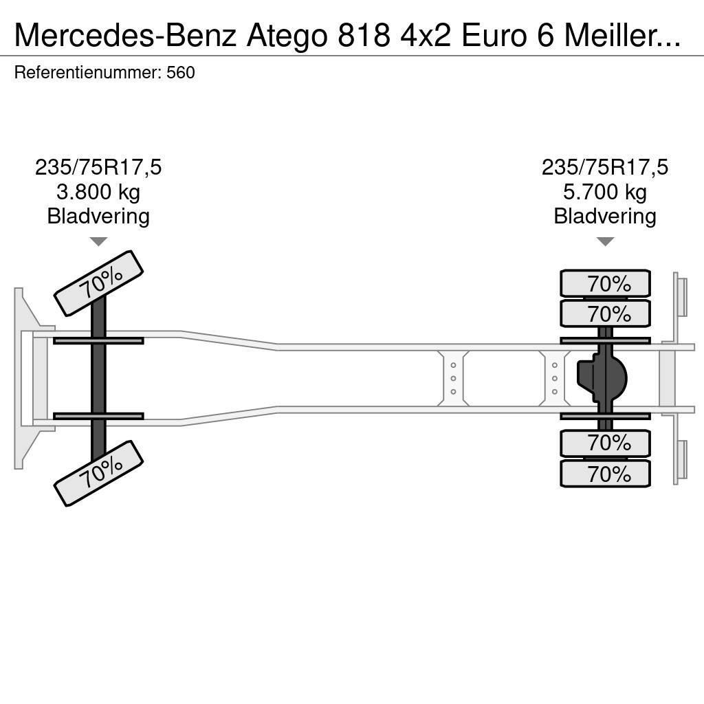 Mercedes-Benz Atego 818 4x2 Euro 6 Meiller 3 Seitenkipper 2 Piec Camiões basculantes