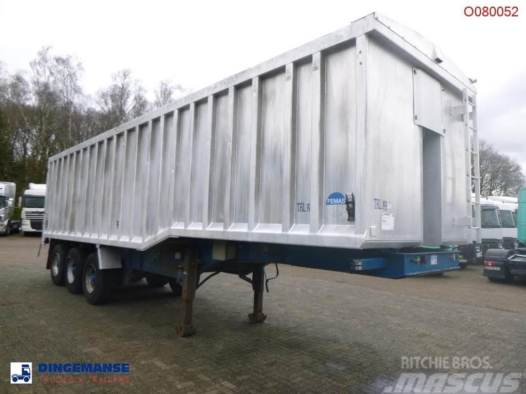 United TRAILERS Tipper trailer alu 52 m3 + tarpaulin Semi Reboques Basculantes