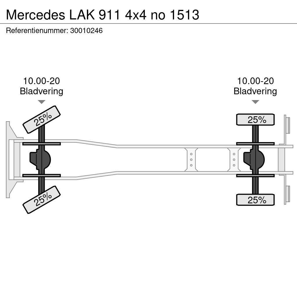 Mercedes-Benz LAK 911 4x4 no 1513 Camiões basculantes