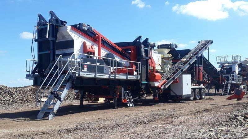 Constmach 150 TPH Mobile Jaw Crushing Plant Britadores móveis