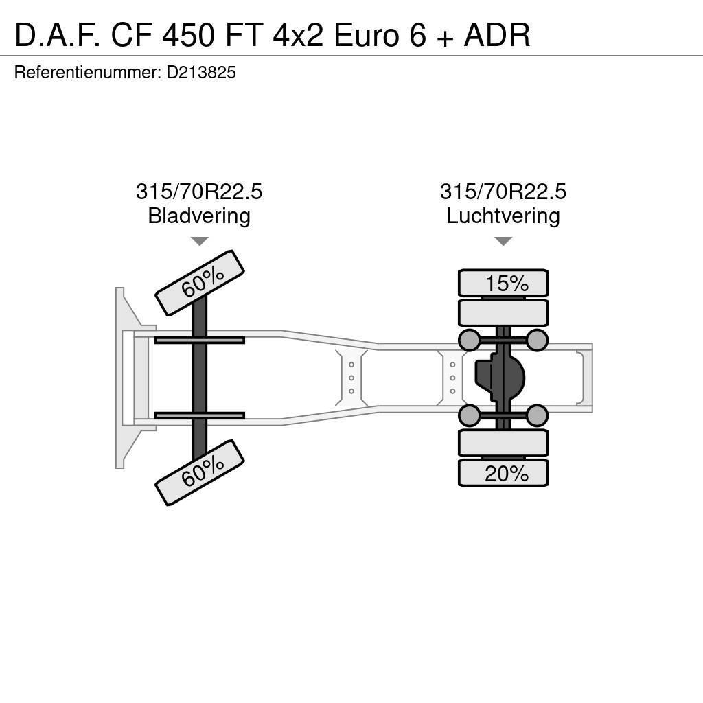 DAF CF 450 FT 4x2 Euro 6 + ADR Tractores (camiões)