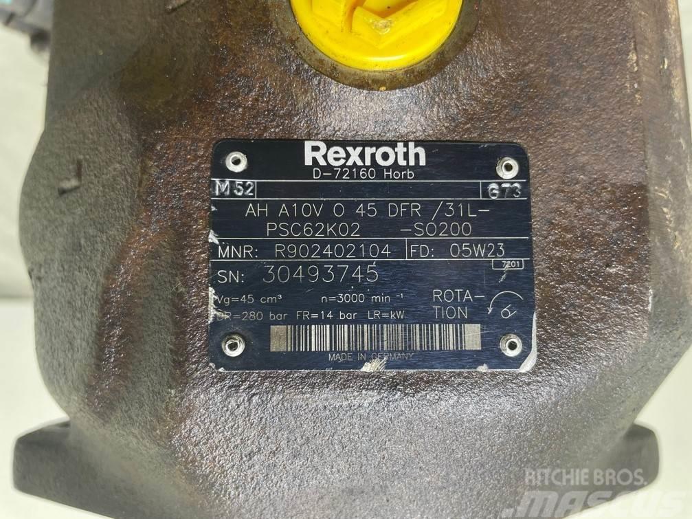 Rexroth A10VO45DFR/31L-R902402104-Load sensing pump Hidráulica