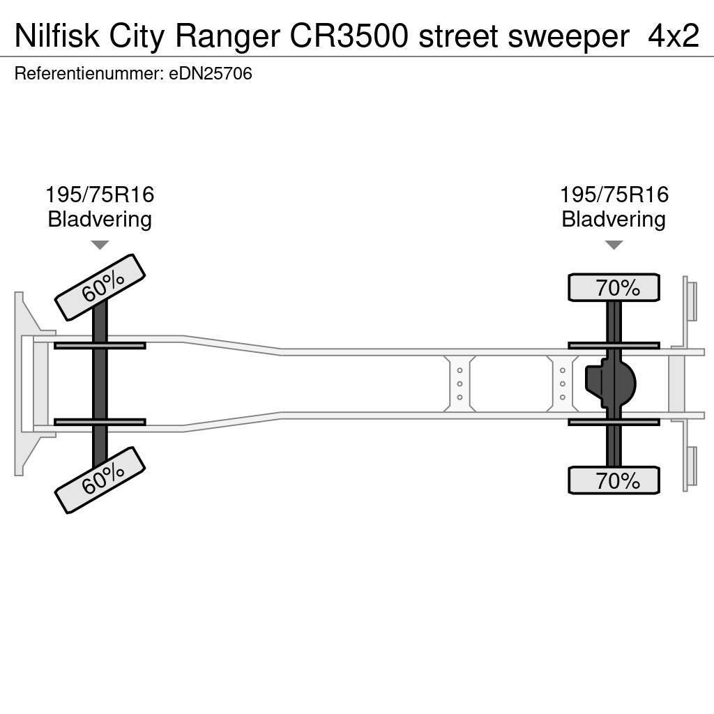 Nilfisk City Ranger CR3500 street sweeper Camiões Aspiradores Combi