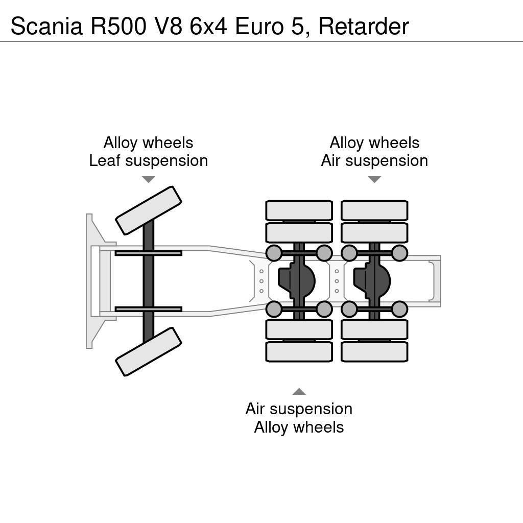 Scania R500 V8 6x4 Euro 5, Retarder Tractores (camiões)