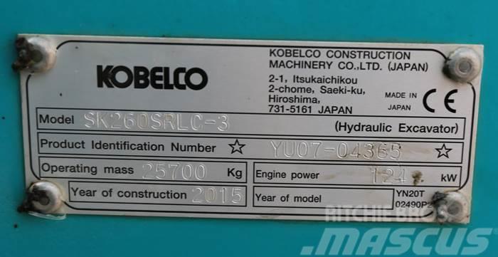 Kobelco SK260SRLC-3 Escavadoras de rastos