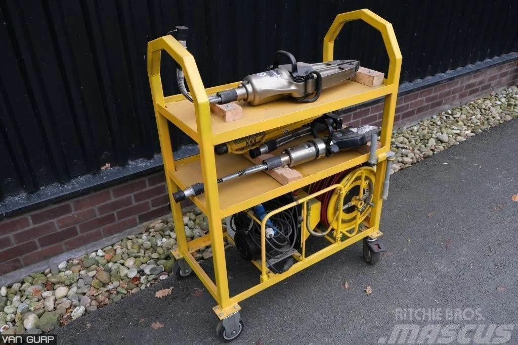 Weber Hydraulic spreader + Power unit + ram + cutter Outros grampos