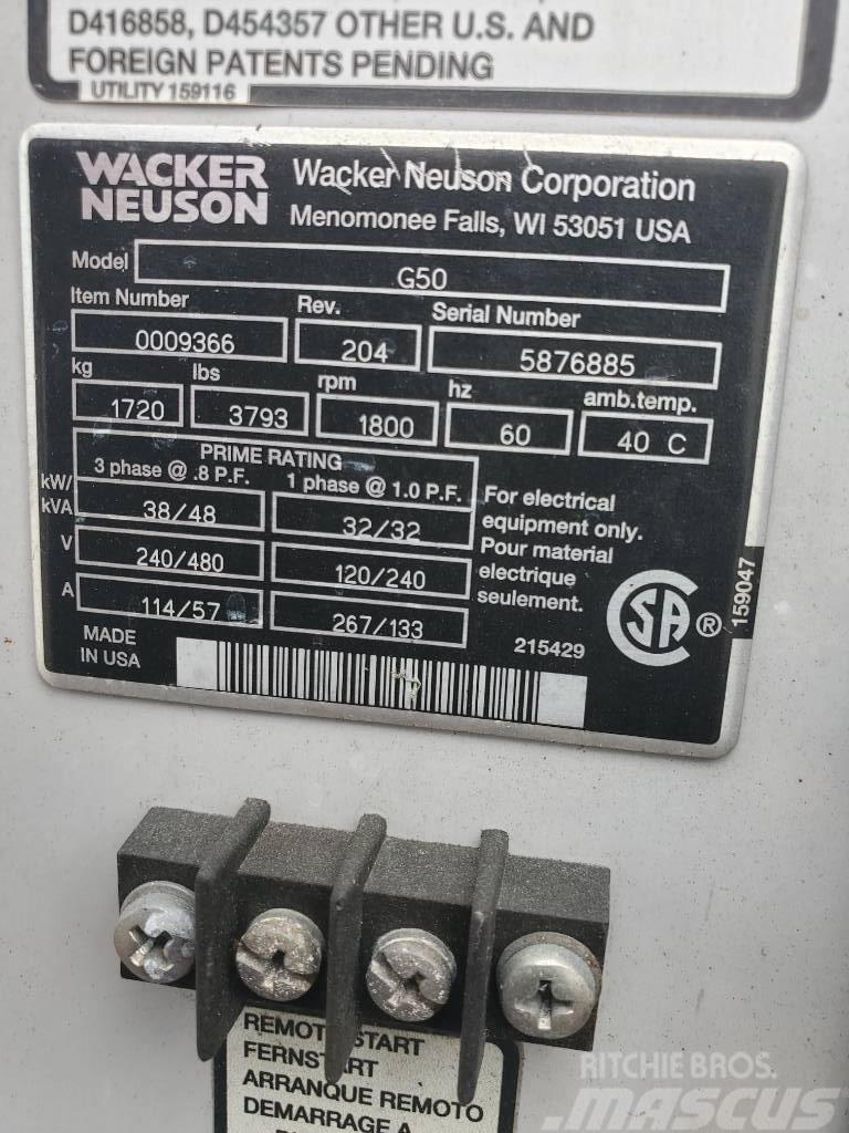 Wacker Neuson G 50 Geradores Diesel