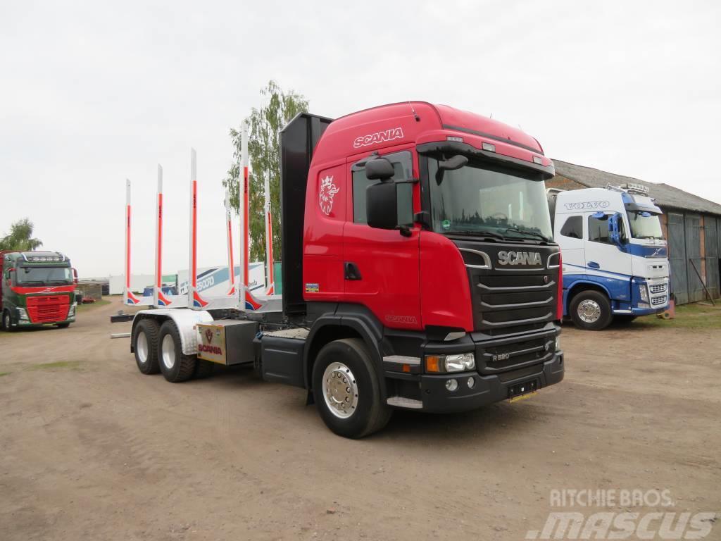Scania R 520 Camiões de transporte de troncos