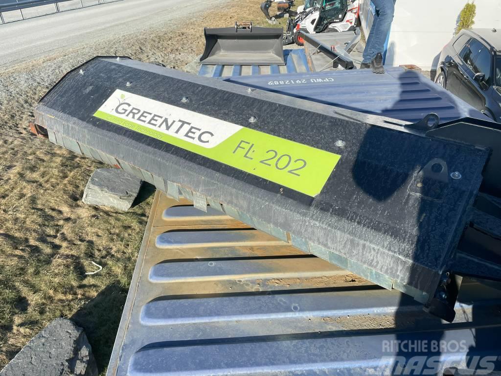 Greentec FL 202 bakmontert beitepusser Gadanheiras e cortadores de folhas para pastos