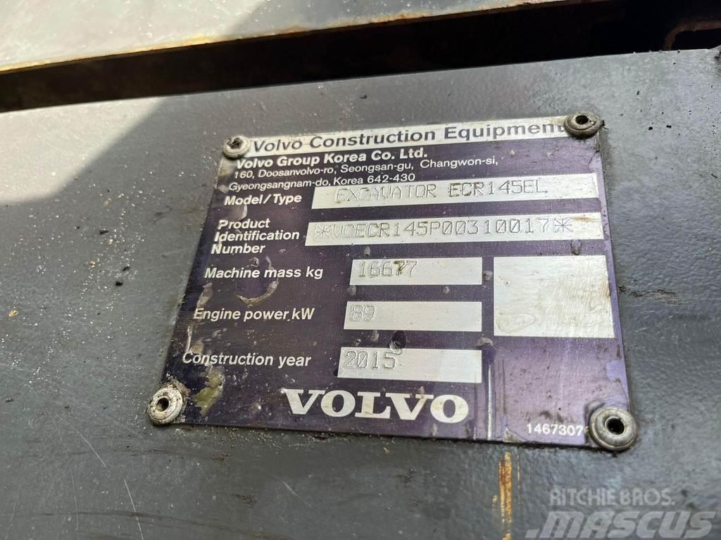 Volvo ECR 145 EL ROTOTILT / NOVATRON 3 D / AC Escavadoras de rastos