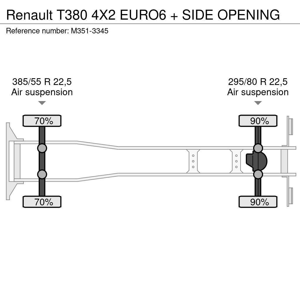 Renault T380 4X2 EURO6 + SIDE OPENING Camiões de caixa fechada