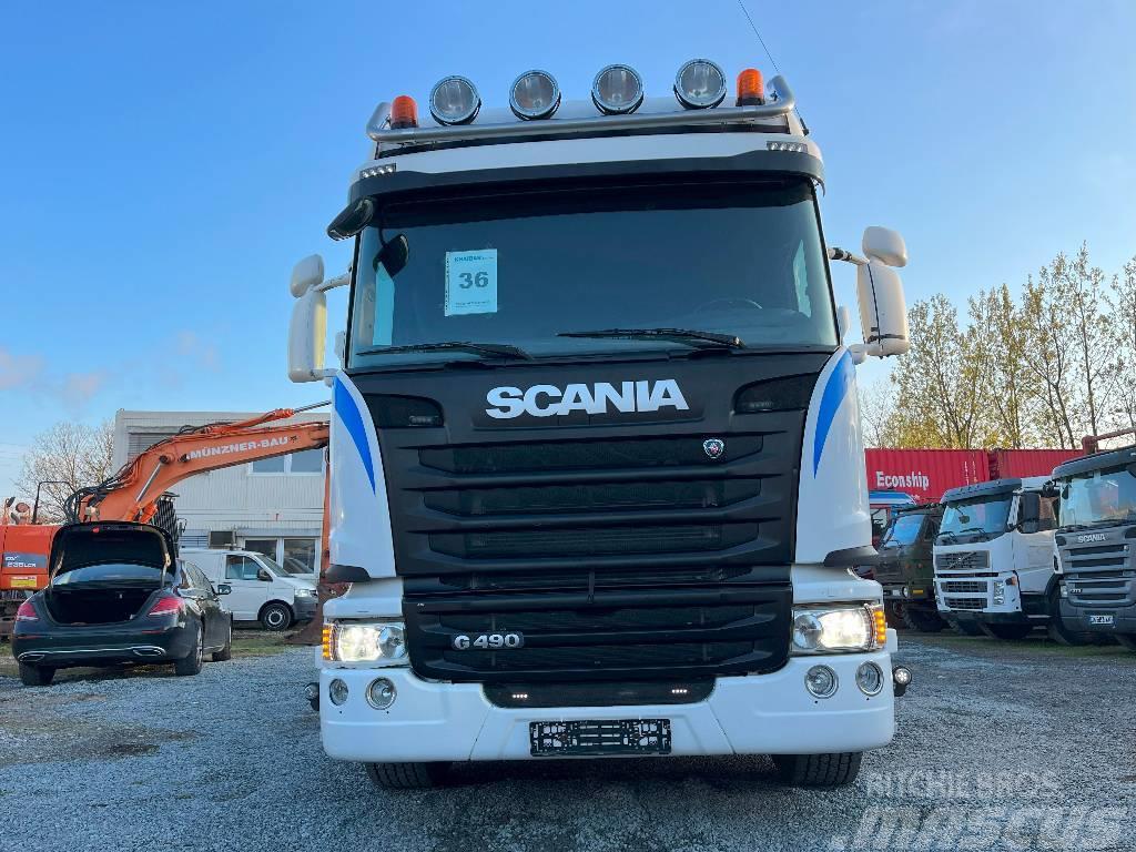 Scania R490LB6X2*4HNB, Euro6, Retarder, Lenkt+Lift Achse Semi Reboques Desmontáveis