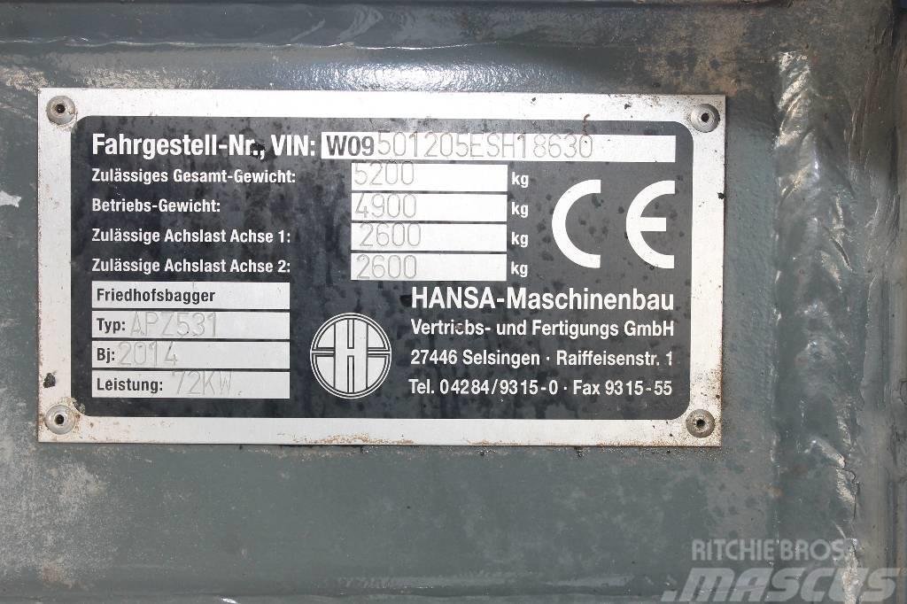 Hansa APZ 531 Escavadoras de rodas