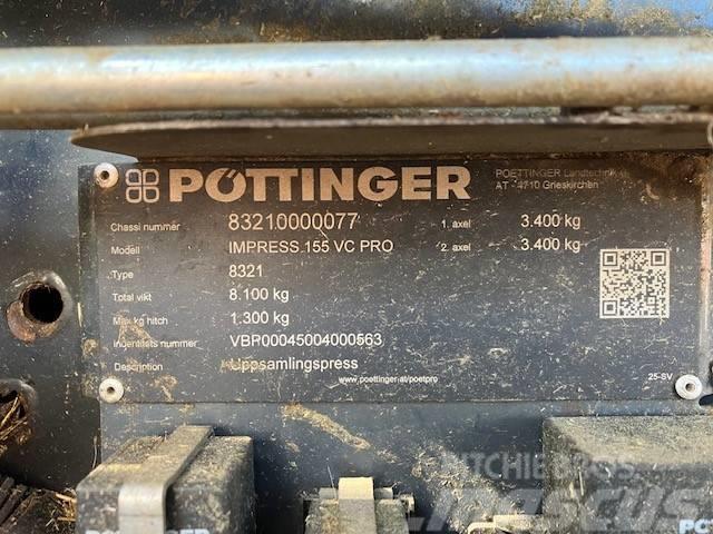 Pöttinger Impress 155 VC PRO Enfardadeira de rolos