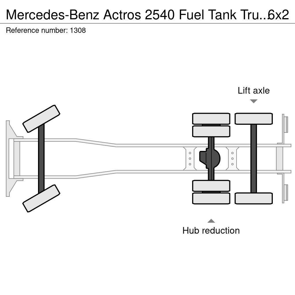 Mercedes-Benz Actros 2540 Fuel Tank Truck 20.700 Liters 6x2 V6 E Camiões-cisterna