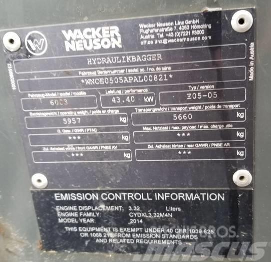 Wacker Neuson 6003 Escavadoras de rastos