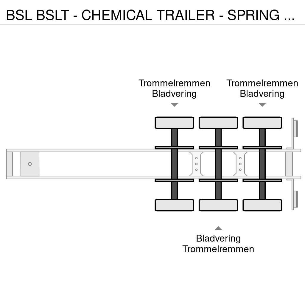 BSL T - CHEMICAL TRAILER - SPRING SUSPENSION Semi Reboques Cisterna